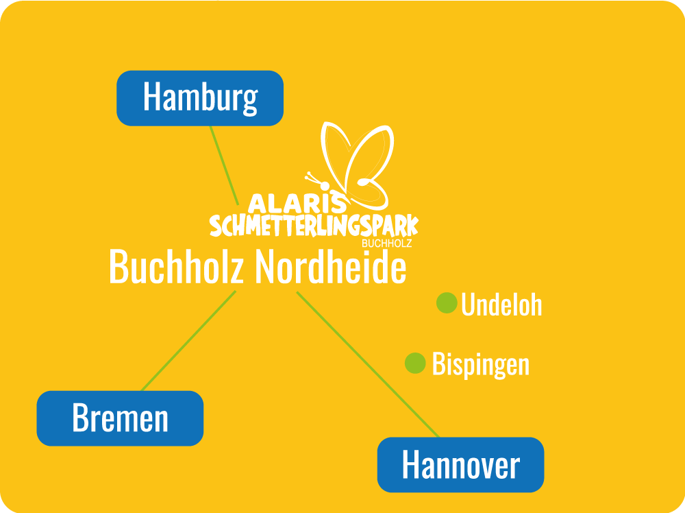 Karte vom Schmetterlingspark Buchholz